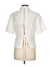 Rebecca Taylor Ivory Short Sleeve Blouse Size 8 - photo 2