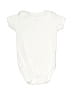 Le Top Solid Ivory Short Sleeve Onesie Size 3-6 mo - photo 1