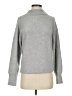 Marled Solid Gray Turtleneck Sweater Size S - photo 1