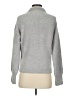Marled Solid Gray Turtleneck Sweater Size S - photo 2