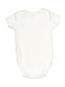 Le Top Solid Ivory Short Sleeve Onesie Size 3-6 mo - photo 2