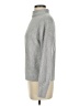 Marled Solid Gray Turtleneck Sweater Size S - photo 5