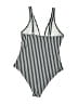 Unbranded Stripes Ivory One Piece Swimsuit Size S - photo 2
