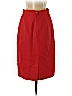 Max Mara 100% Linen Red Casual Skirt Size 8 - photo 1