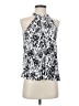 MICHAEL Michael Kors 100% Viscose Silver Sleeveless Blouse Size XS - photo 1