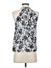 MICHAEL Michael Kors 100% Viscose Silver Sleeveless Blouse Size XS - photo 2