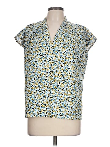 Ann Taylor Factory Short Sleeve Blouse (view 1)
