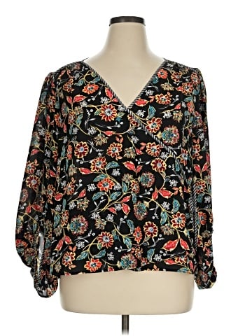 Laundry by Shelli Segal 3/4 Sleeve Blouse (view 1)