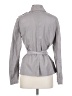 Nine West 100% Polyester Gray Trenchcoat Size S - photo 2