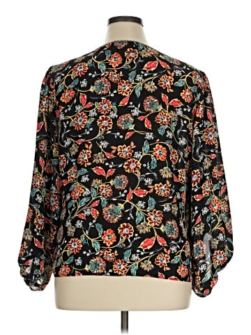 Laundry by Shelli Segal 3/4 Sleeve Blouse (view 2)