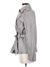 Nine West 100% Polyester Gray Trenchcoat Size S - photo 5