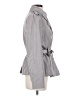 Nine West 100% Polyester Gray Trenchcoat Size S - photo 4