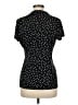 DKNY Polka Dots Black Short Sleeve Blouse Size M - photo 2