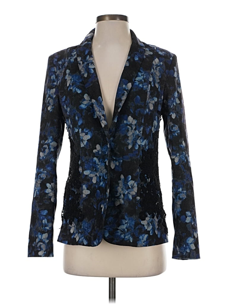 Pre-owned T Tahari Blazer Jacket In Blue
