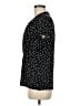 DKNY Polka Dots Black Short Sleeve Blouse Size M - photo 5