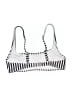 Xhilaration Stripes Black Swimsuit Top Size M - photo 2