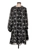 Max Studio Paisley Black Casual Dress Size L - photo 1