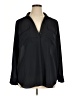 Ann Taylor 100% Polyester Black Long Sleeve Blouse Size XL - photo 1
