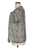 MICHAEL Michael Kors 100% Polyester Animal Print Silver Short Sleeve Blouse Size 1X - photo 5