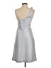 Banana Republic 100% Polyester Stripes Silver Cocktail Dress Size 0 - photo 2