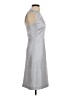 Banana Republic 100% Polyester Stripes Silver Cocktail Dress Size 0 - photo 4