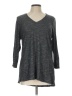 J.Jill Gray 3/4 Sleeve Top Size L - photo 1