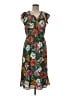 DR2 100% Polyester Tropical Green Casual Dress Size M - photo 1