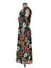 DR2 100% Polyester Tropical Green Casual Dress Size M - photo 5