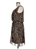En Focus Studio 100% Polyester Animal Print Brown Cocktail Dress Size 10 - photo 5