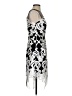 Julia Jordan 100% Polyester Graphic Silver Cocktail Dress Size 2 - photo 4