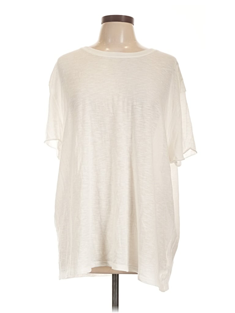 Pre-owned We The Free Short Sleeve T-shirt In Ivory