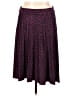 Covington Animal Print Purple Casual Skirt Size L - photo 1