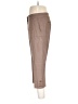 Faconnable Solid Brown Linen Pants Size 10 - photo 5