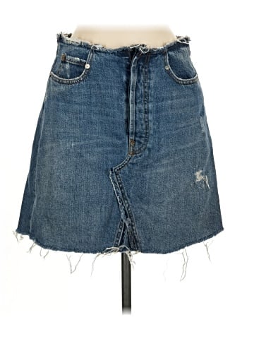 Zara Denim Skirt (view 1)