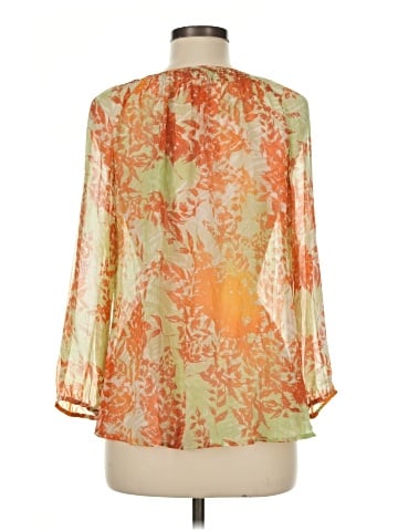 Sundance Long Sleeve Silk Top (view 2)