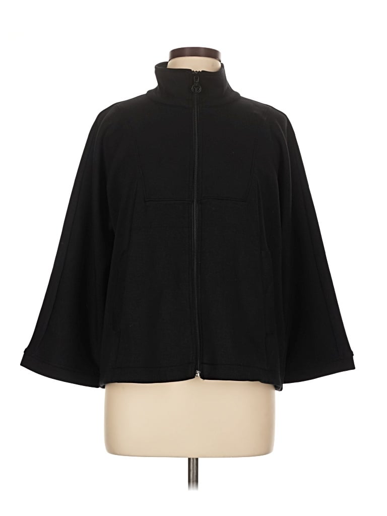 Pre-owned T By Talbots Track Jacket In Black