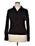 Jessica Black Long Sleeve Button-Down Shirt Size XL - photo 1