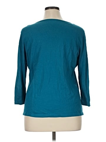St. John's Bay 3/4 Sleeve Top (view 2)