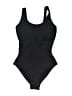 Unbranded Solid Black One Piece Swimsuit Size S - photo 2