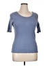 Sundance Blue Short Sleeve Top Size XL - photo 1