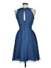 Alfred Angelo 100% Polyester Solid Blue Cocktail Dress Size 6 - photo 2
