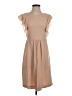 Theory Solid Tan Casual Dress Size 2 - photo 1