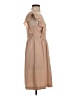 Theory Solid Tan Casual Dress Size 2 - photo 4