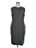 Talbots Solid Gray Casual Dress Size 16 - photo 1