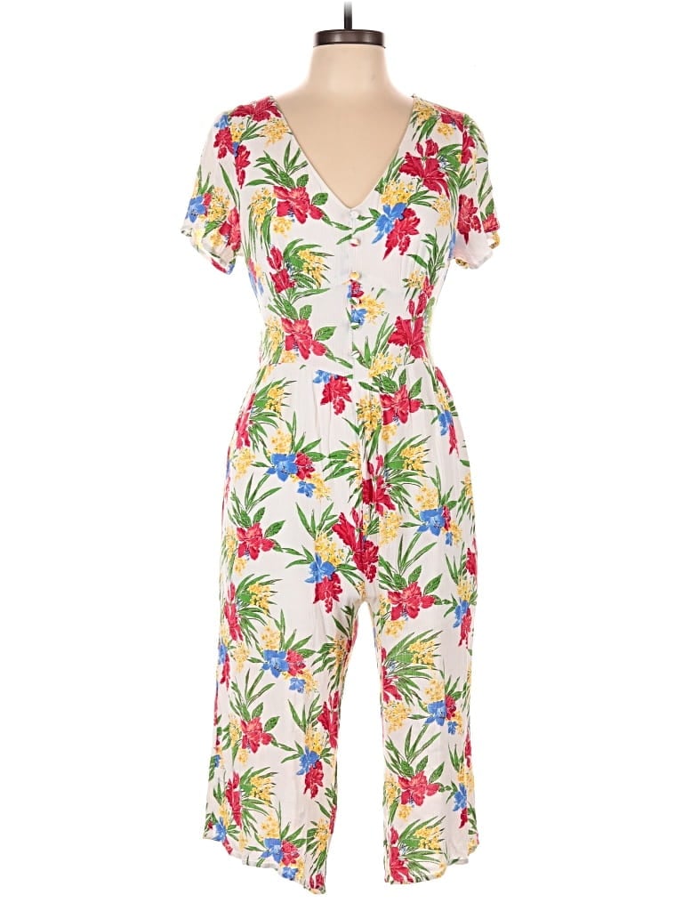 Pre-owned One Clothing Jumpsuit In White