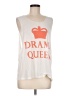 Wildfox White Sleeveless T-Shirt Size Med (2 or M) - photo 1