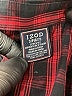 IZOD Plaid Red Long Sleeve Button-Down Shirt Size 6 - photo 3