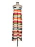 Alice + Olivia 100% Polyester Stripes Orange Casual Dress Size M - photo 1
