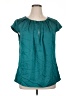Anne Klein Teal Short Sleeve Blouse Size 1X - photo 1