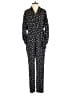 Rebecca Taylor Polka Dots Black Tan Jumpsuit Size 00 - photo 1